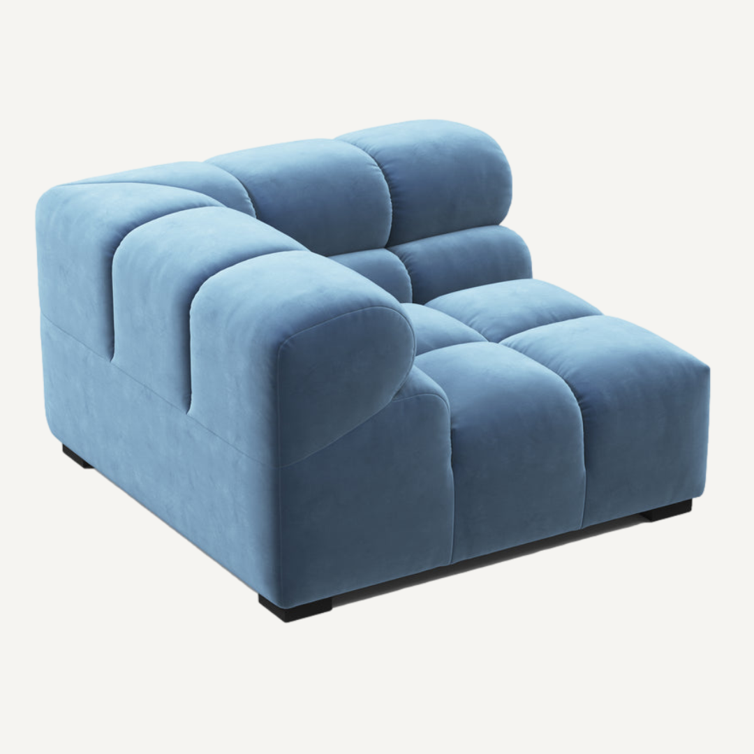Right-Hand High Armrest Corner Module for Tully Modular Sofa