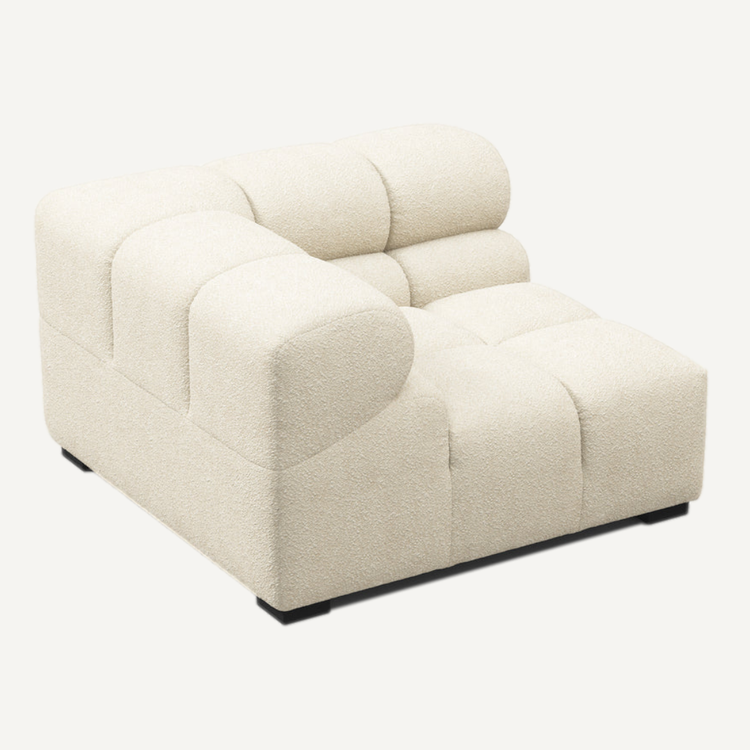 Right-Hand High Armrest Corner Module for Tully Modular Sofa