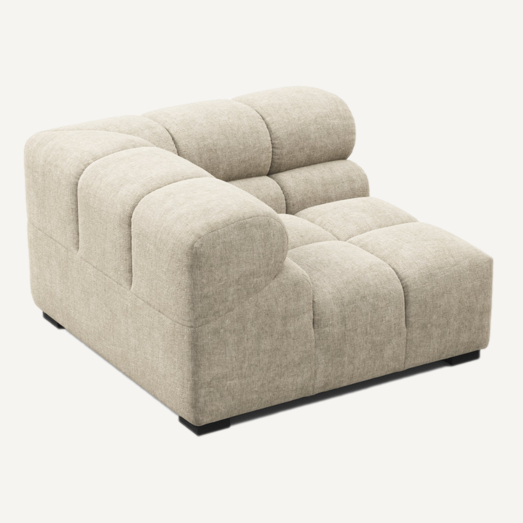 Right-Hand High Armrest Corner Module for Tully Modular Sofa