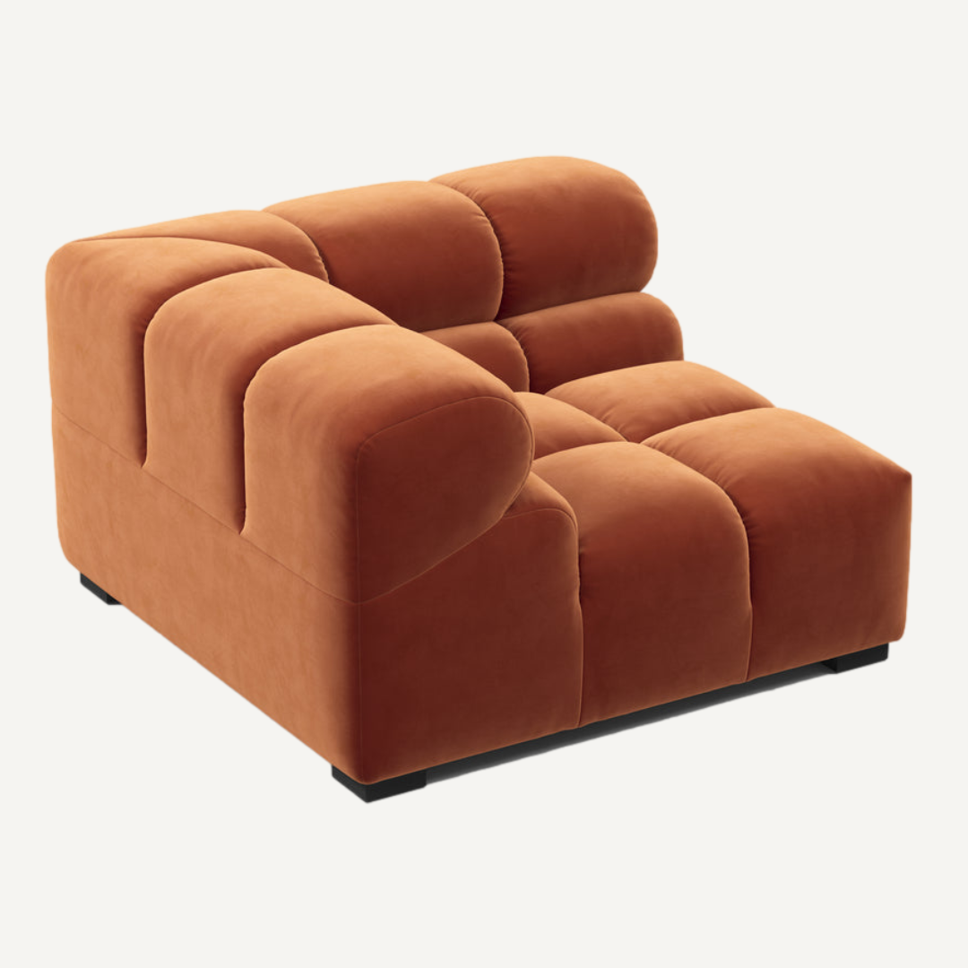 Right-Hand High Armrest Corner Module for Tully Modular Sofa
