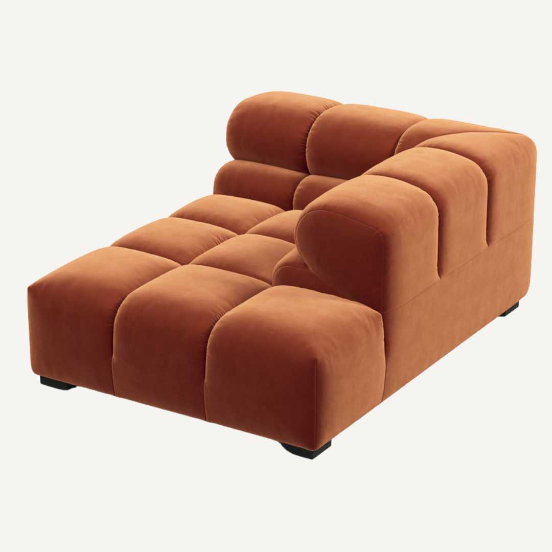 Standard Chaise with Left High Armrest for Tully Corner Sofa