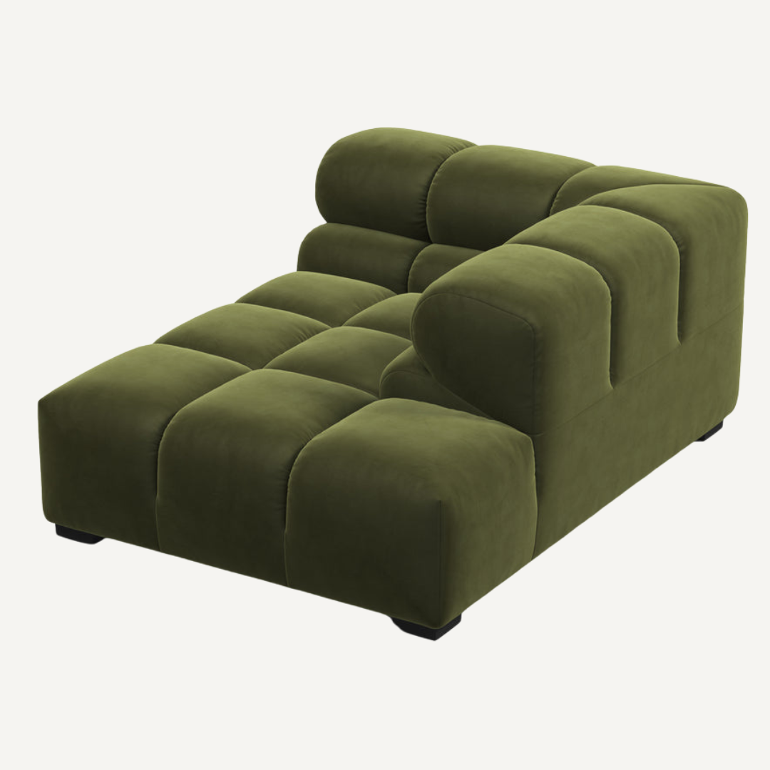 Standard Chaise with Left High Armrest for Tully Corner Sofa