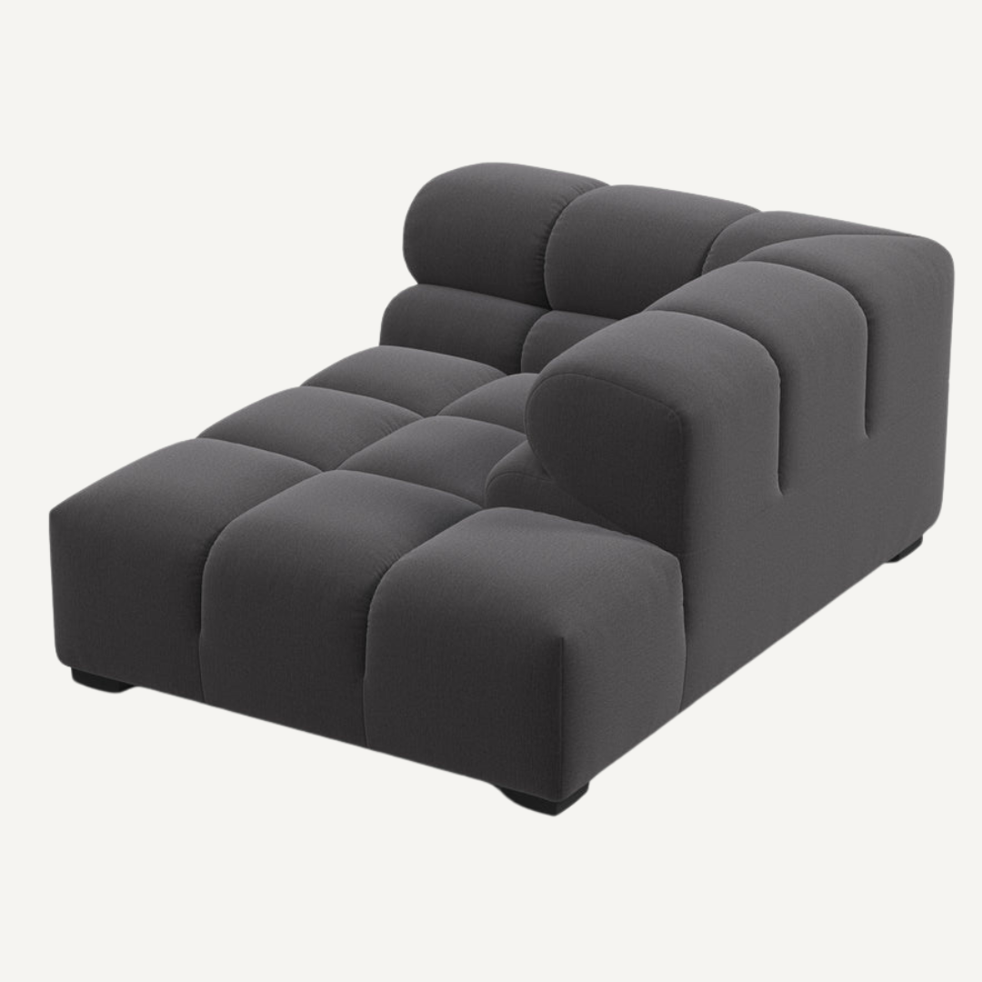 Standard Chaise with Left High Armrest for Tully Corner Sofa