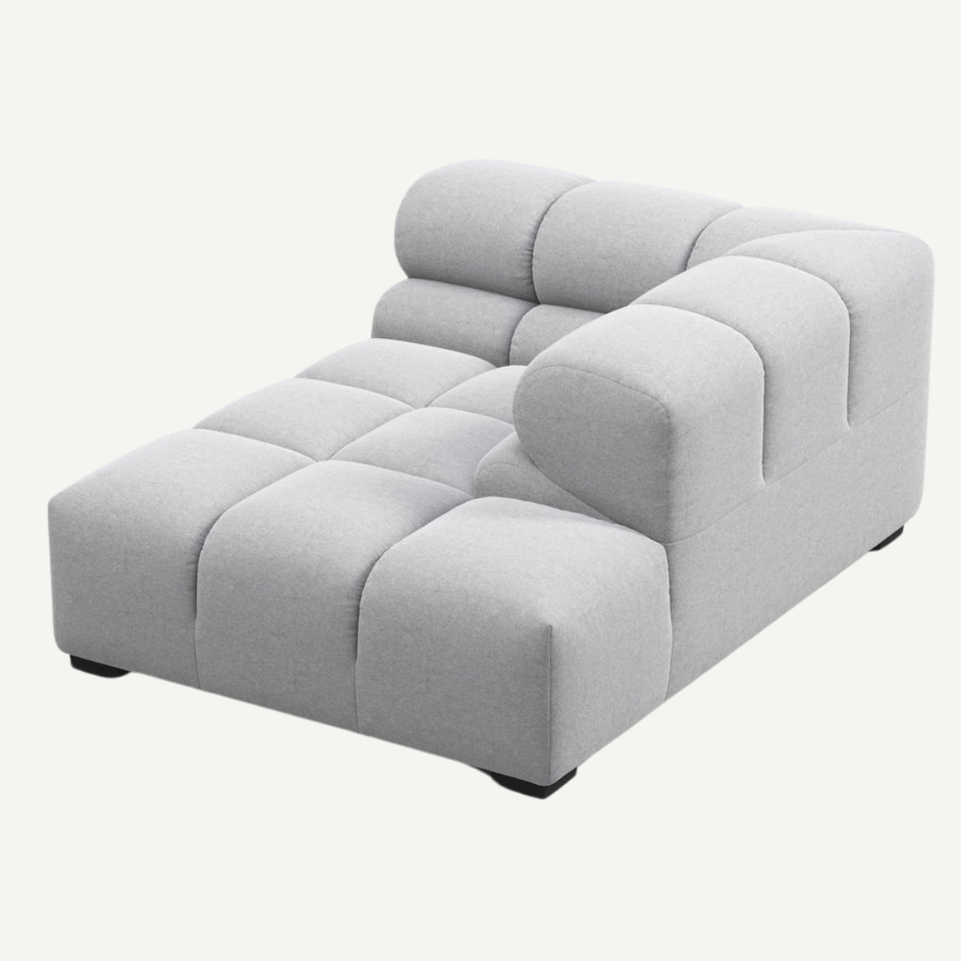 Standard Chaise with Left High Armrest for Tully Corner Sofa