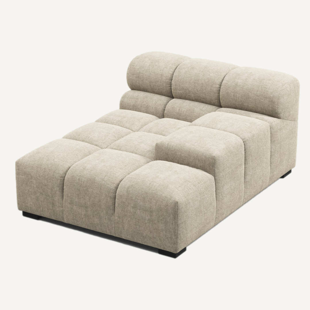 Standard Chaise with Left Low Armrest for Tully Corner Sofa