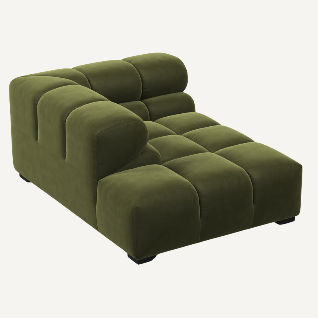 Standard Chaise with Right High Armrest for Tully Corner Sofa