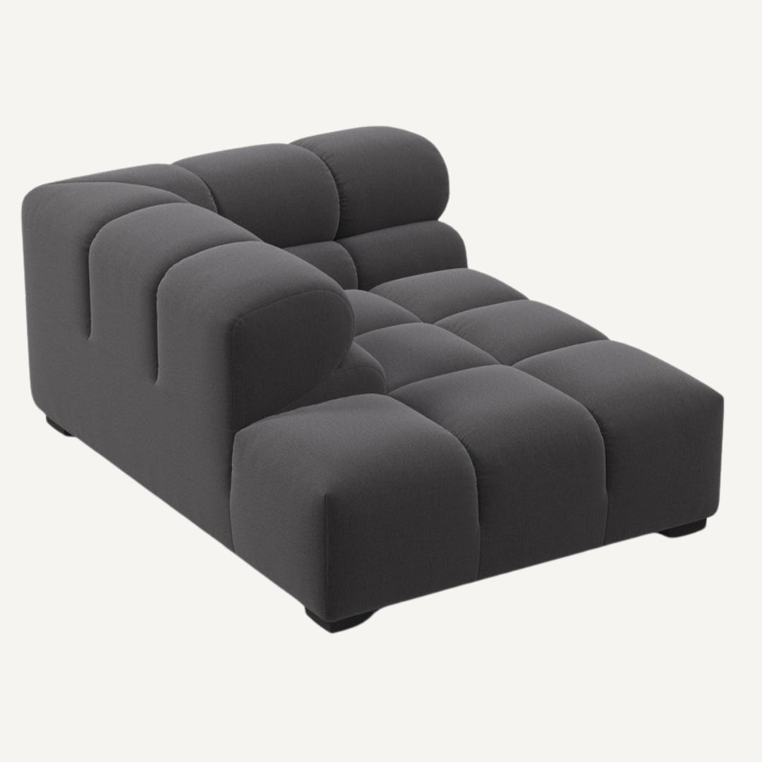 Standard Chaise with Right High Armrest for Tully Corner Sofa