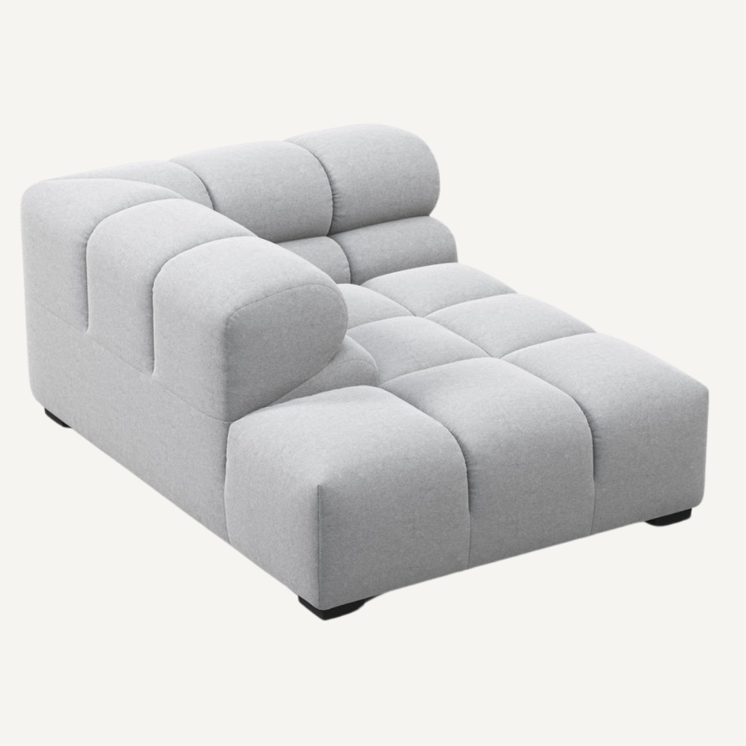 Standard Chaise with Right High Armrest for Tully Corner Sofa