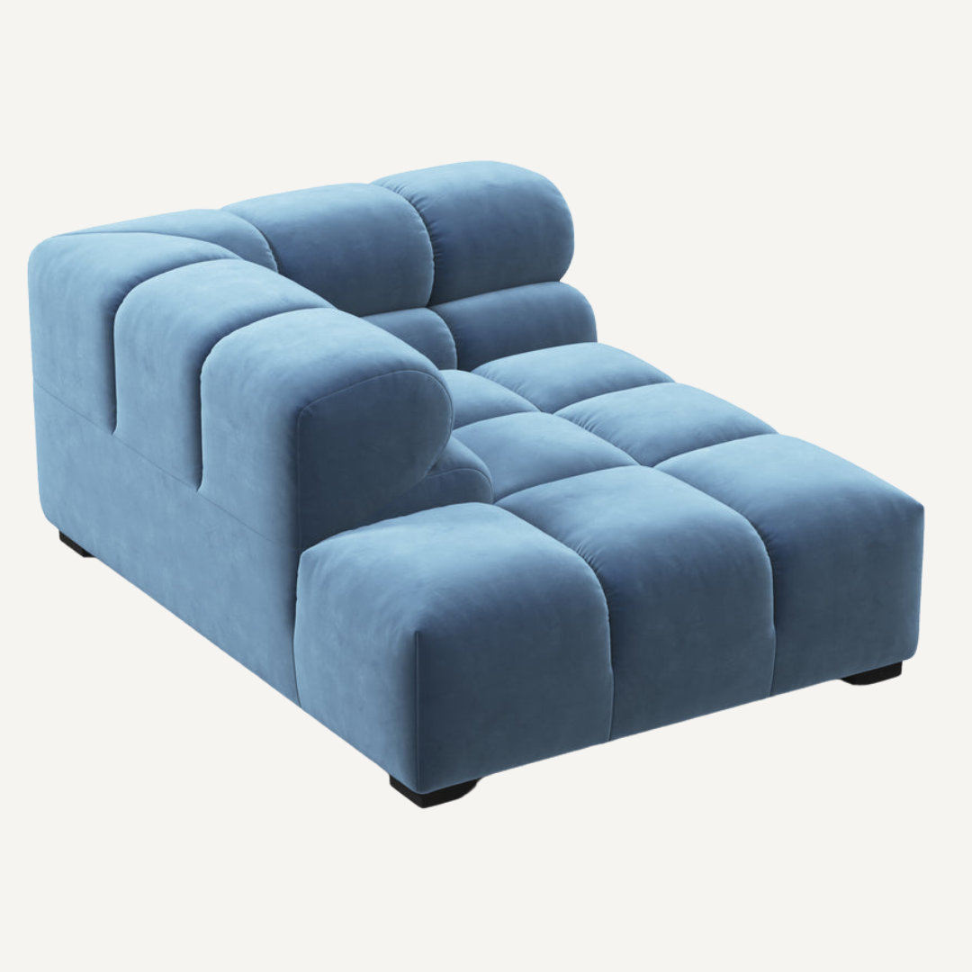 Standard Chaise with Right High Armrest for Tully Corner Sofa