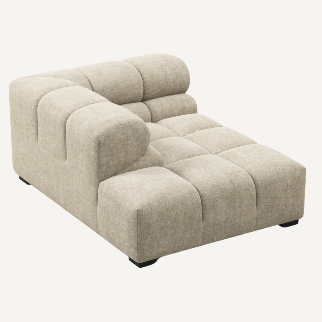 Standard Chaise with Right High Armrest for Tully Corner Sofa