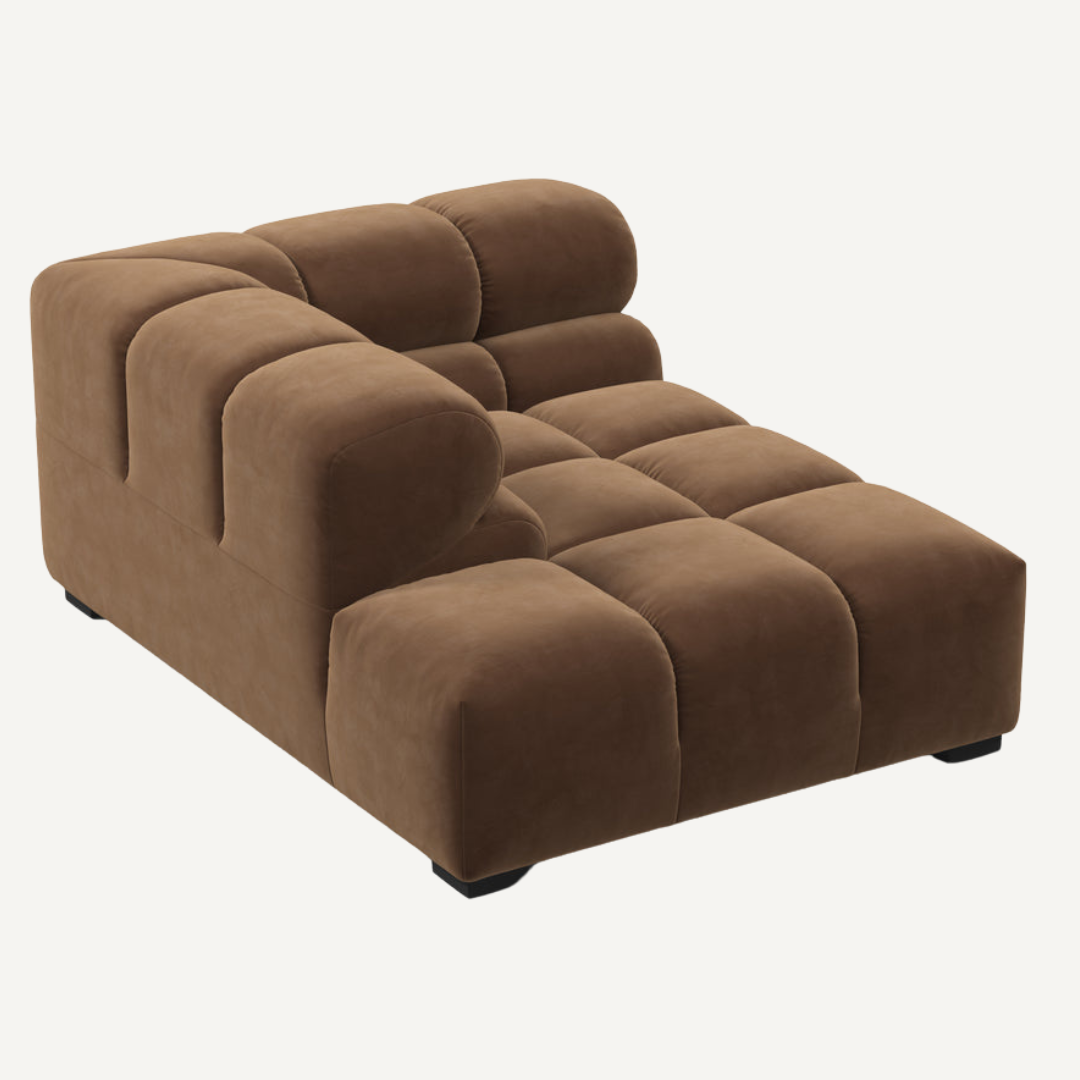 Standard Chaise with Right High Armrest for Tully Corner Sofa