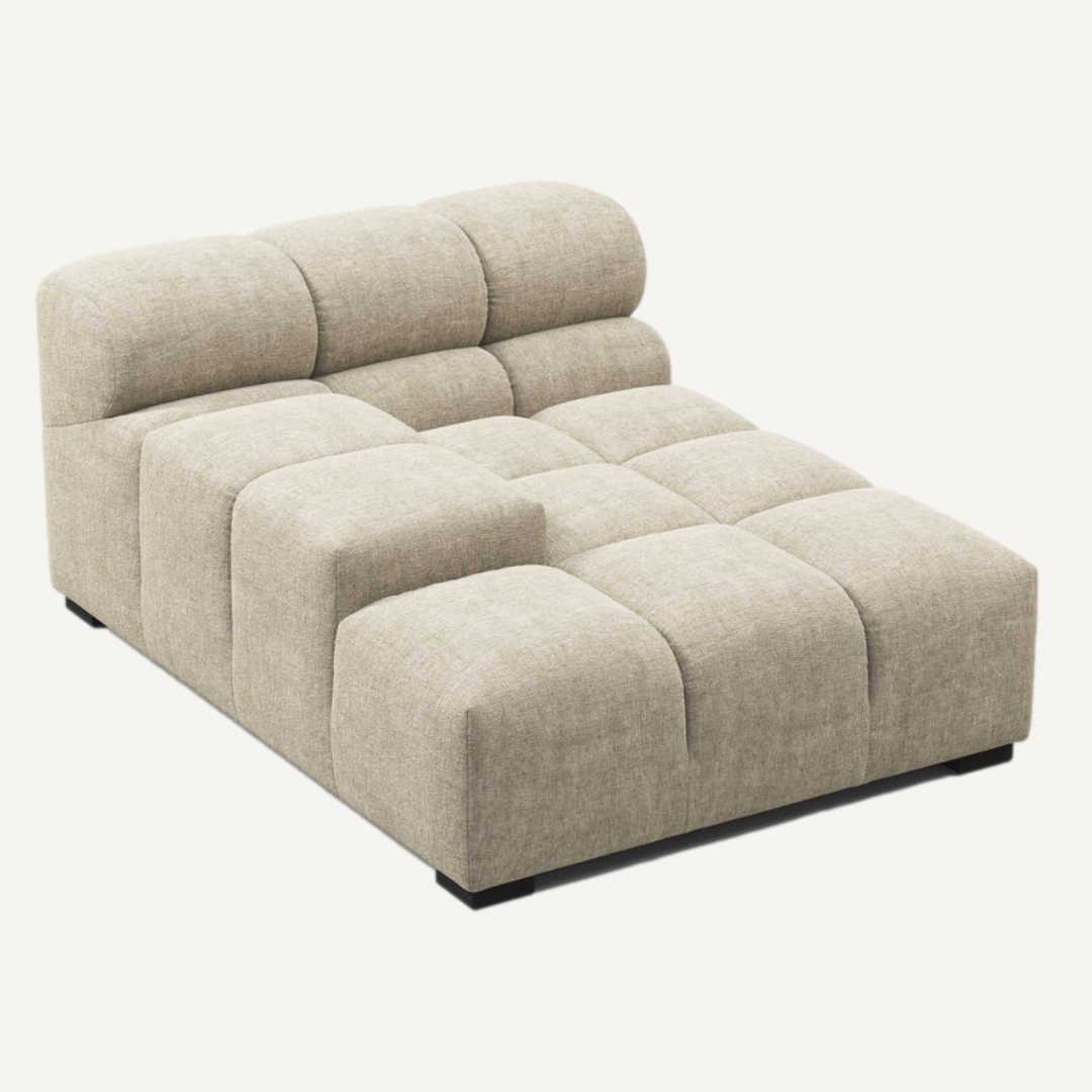 Standard Chaise with Right Low Armrest for Tully Corner Sofa
