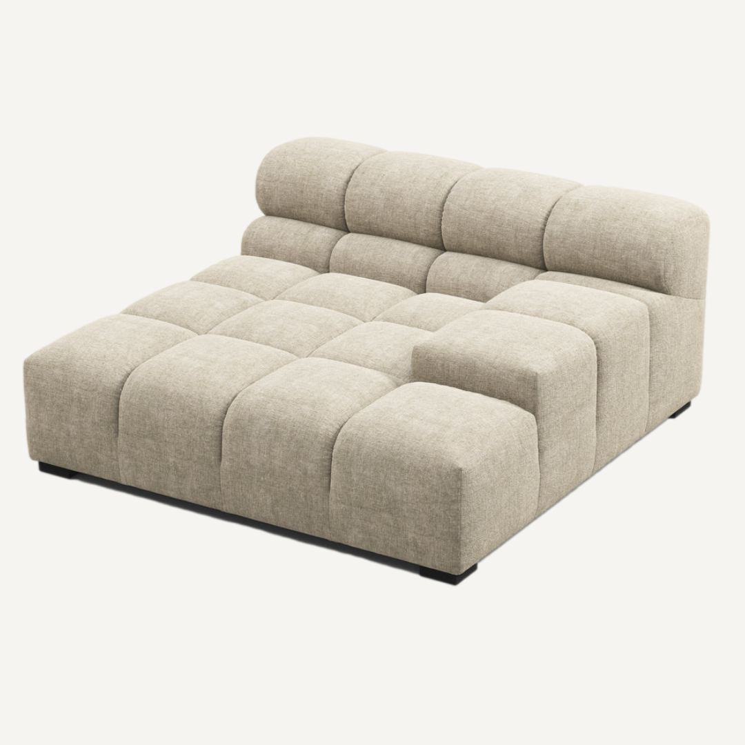 XL Chaise with Left Low Armrest – Tully Modular Sofa