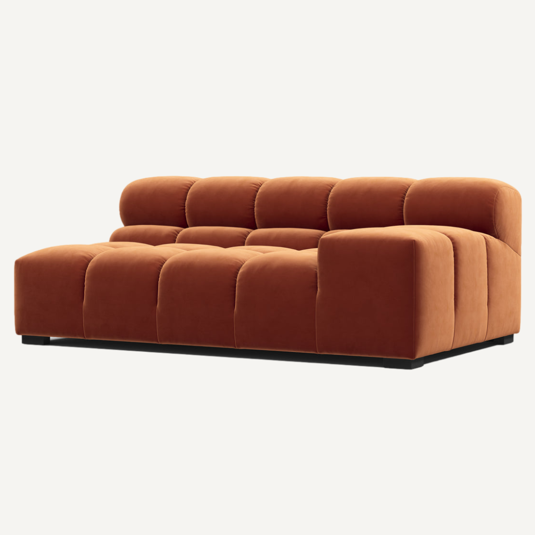 Extra Long Corner with Left Low Armrest for Tully Modular Sofa