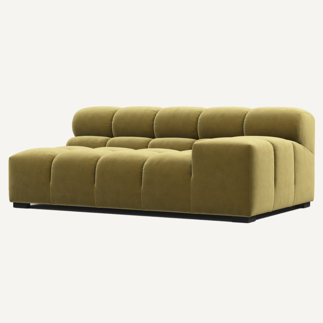 Extra Long Corner with Left Low Armrest for Tully Modular Sofa