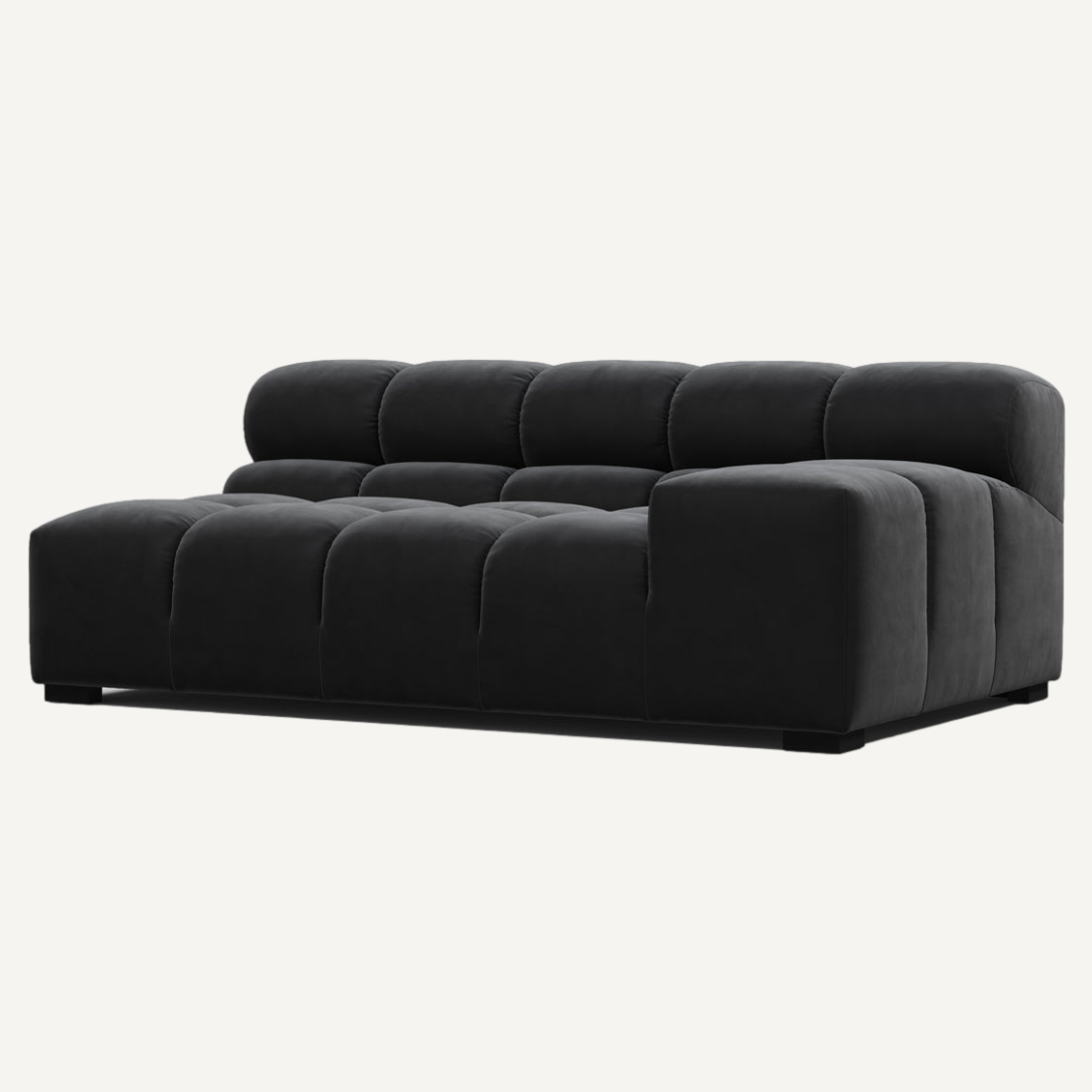 Extra Long Corner with Left Low Armrest for Tully Modular Sofa