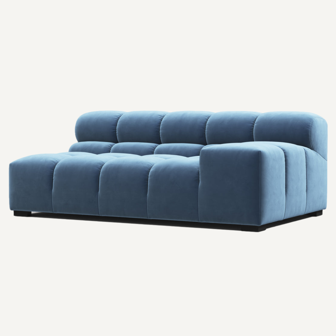 Extra Long Corner with Left Low Armrest for Tully Modular Sofa