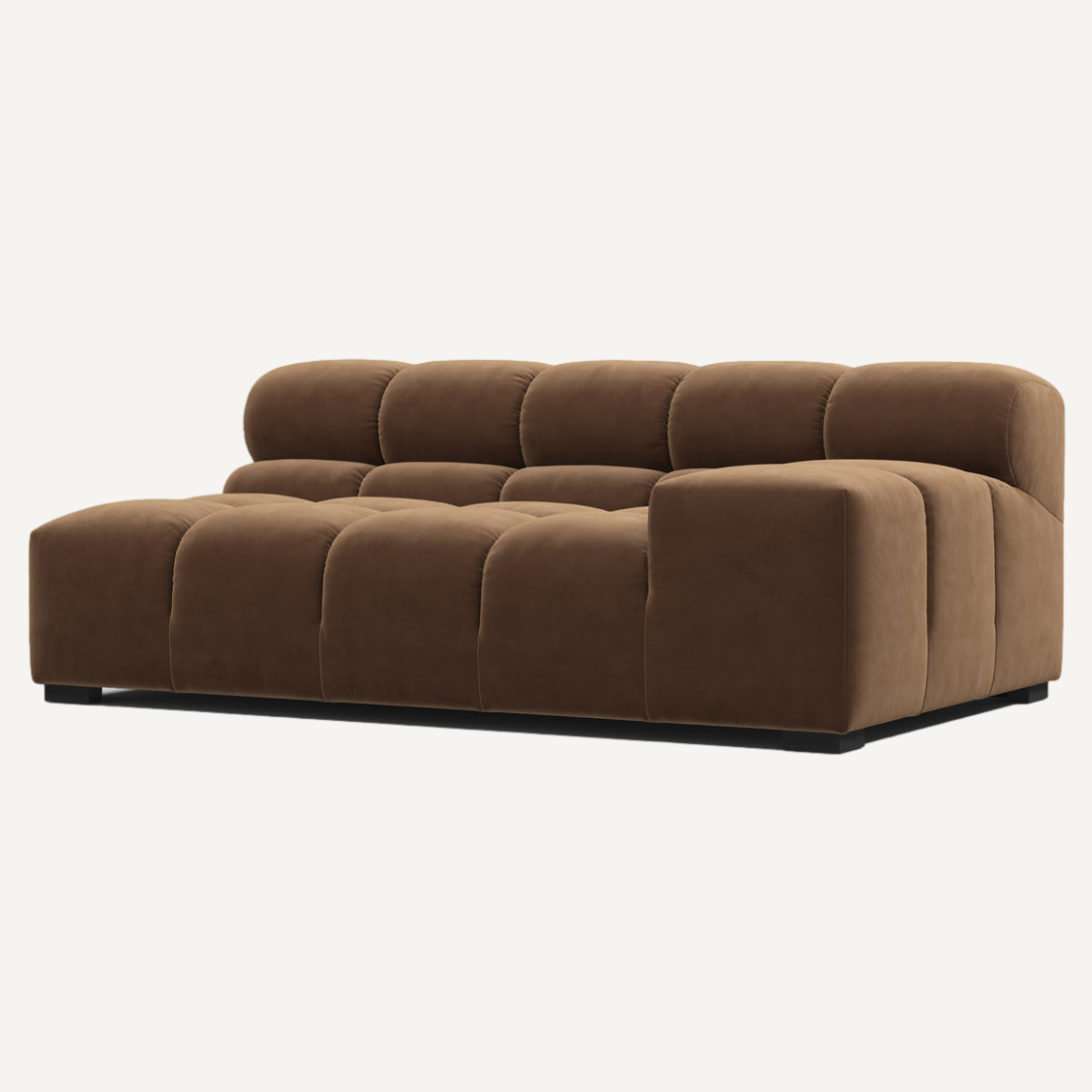 Extra Long Corner with Left Low Armrest for Tully Modular Sofa