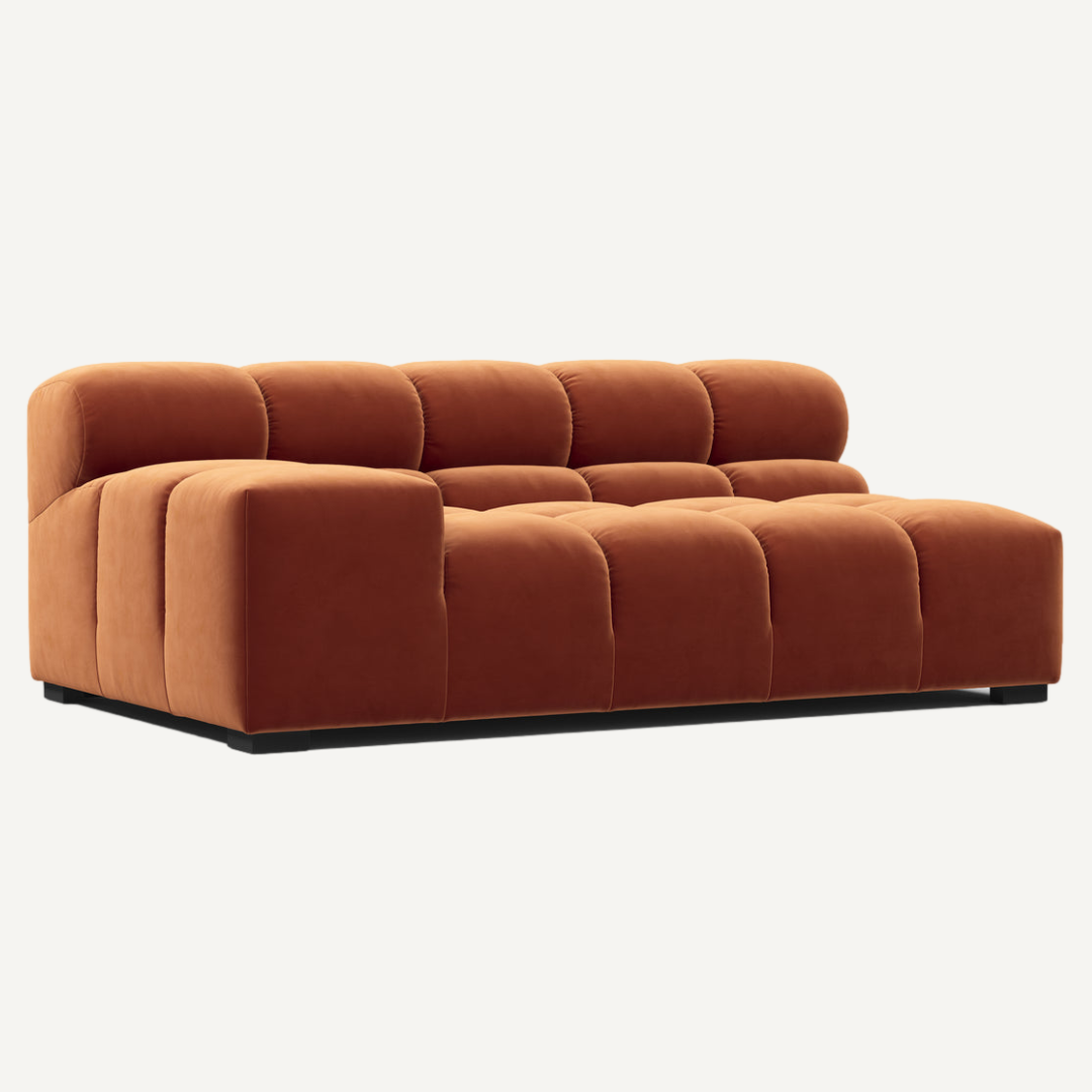 Extra Long Corner with Right Low Armrest for Tully Modular Sofa
