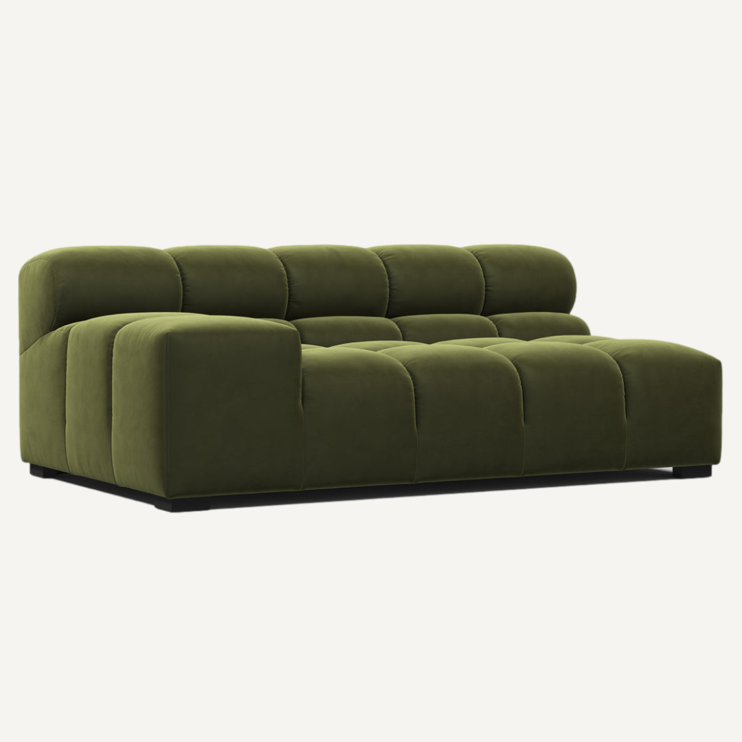 Extra Long Corner with Right Low Armrest for Tully Modular Sofa