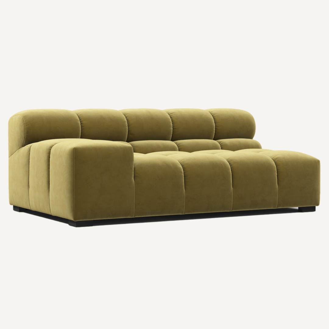 Extra Long Corner with Right Low Armrest for Tully Modular Sofa
