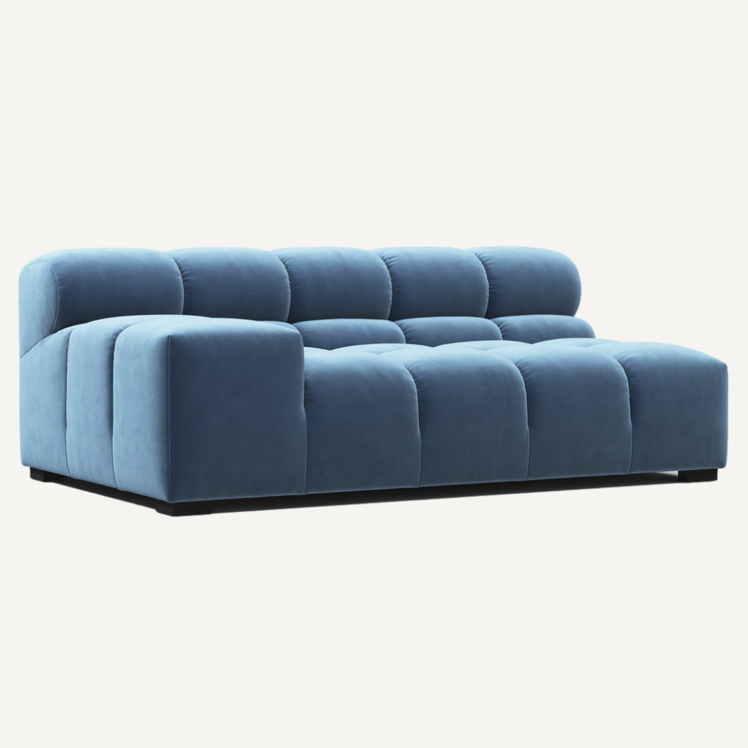 Extra Long Corner with Right Low Armrest for Tully Modular Sofa