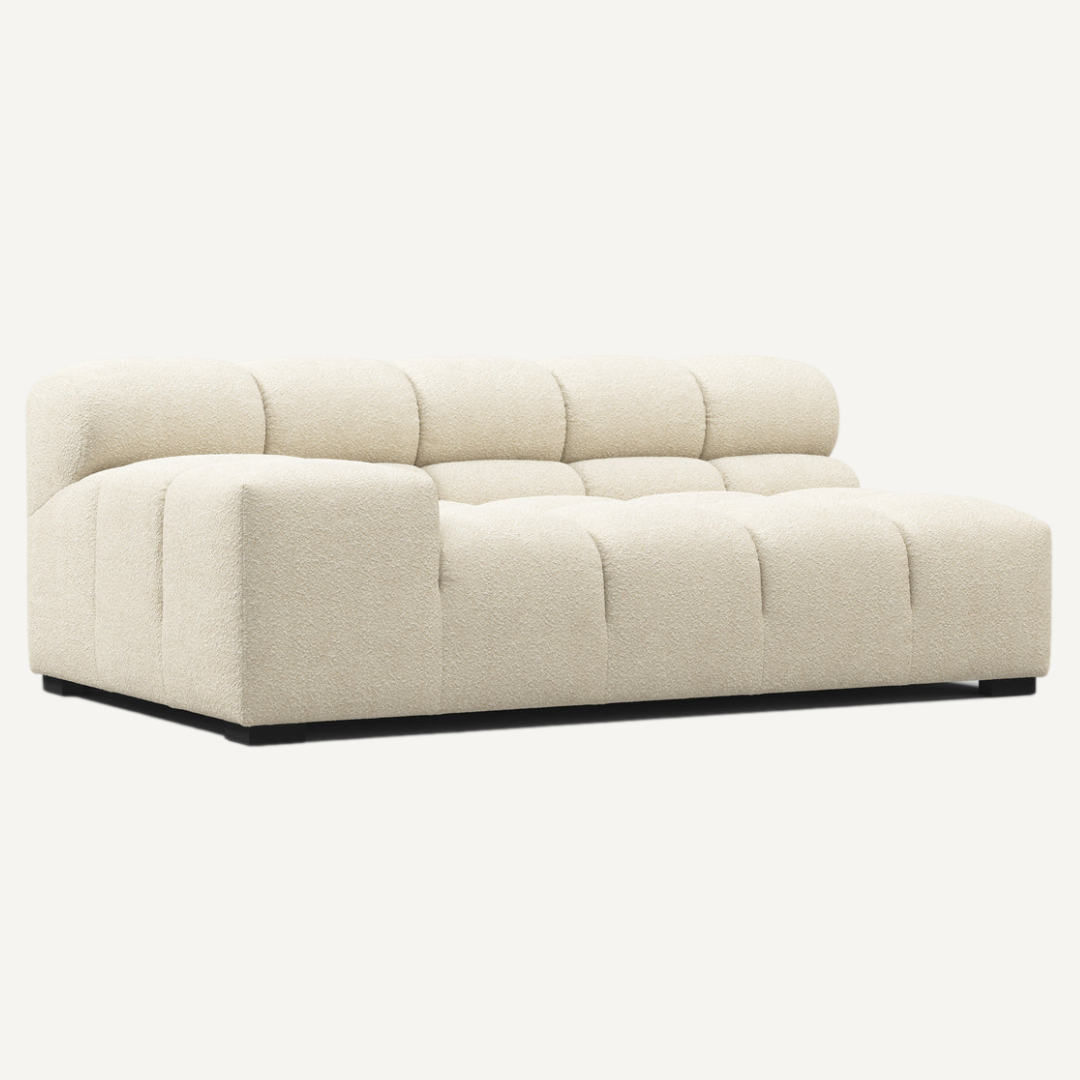Extra Long Corner with Right Low Armrest for Tully Modular Sofa