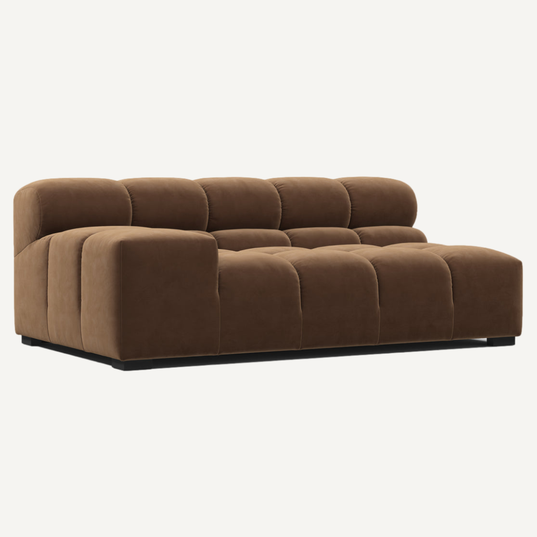 Extra Long Corner with Right Low Armrest for Tully Modular Sofa