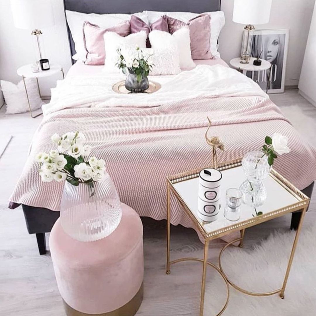 The Velvet and Brass Oscar Ottoman