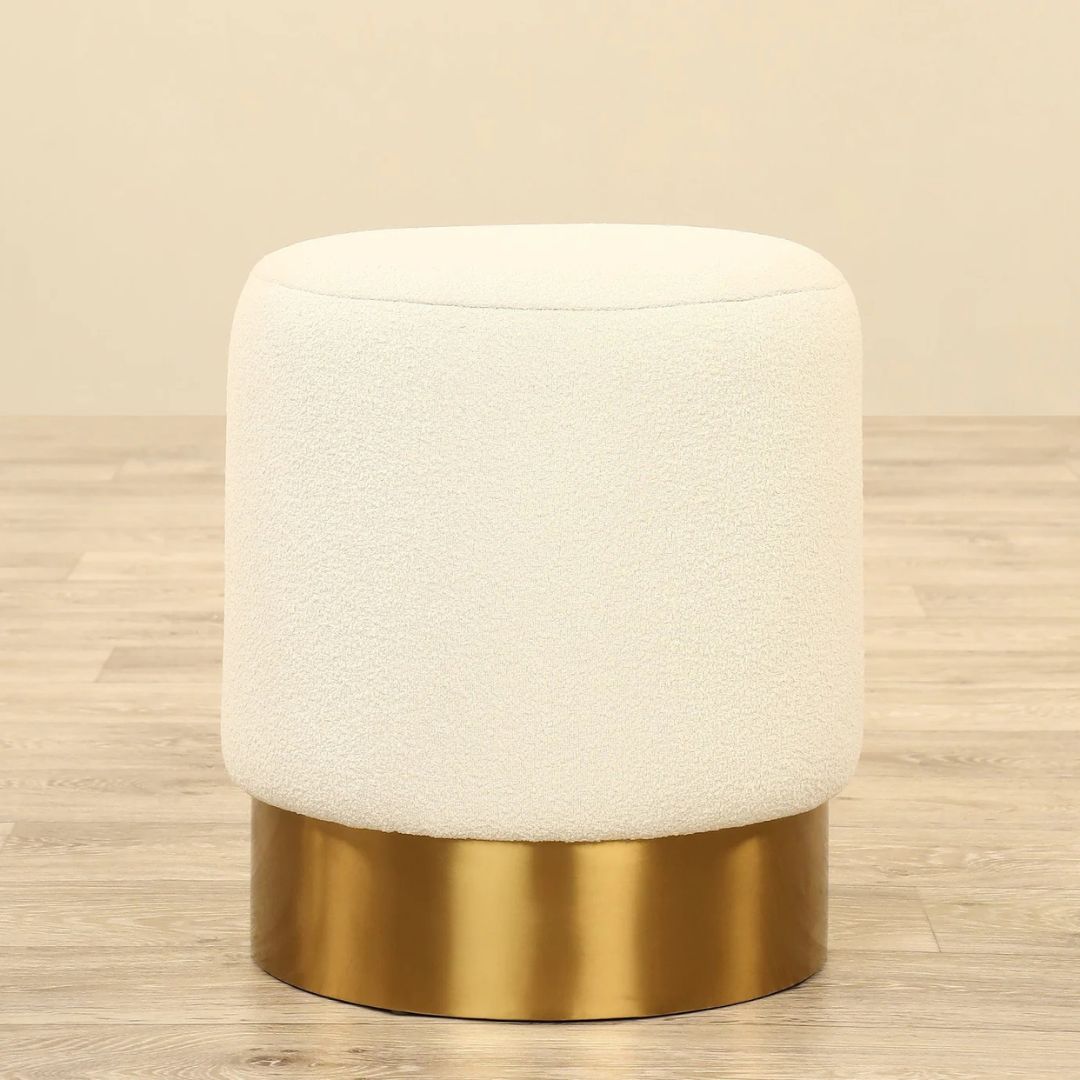 The Velvet and Brass Oscar Ottoman