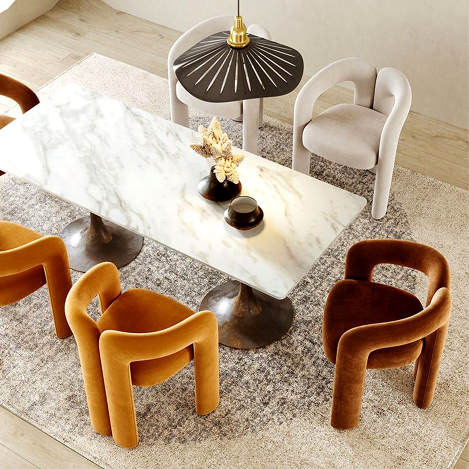 Three-legged chair TRIALIA