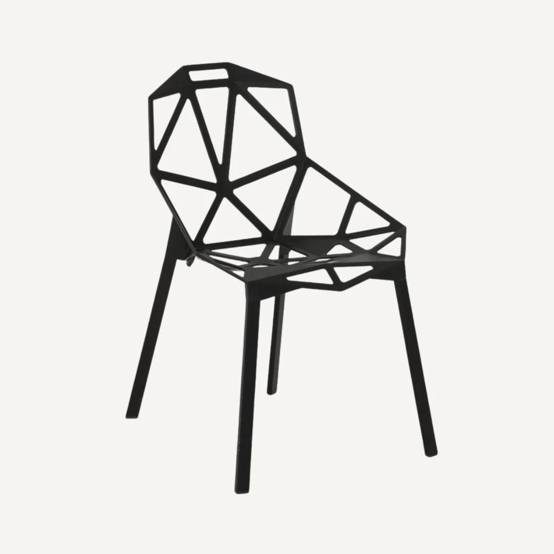 Transformer Black metal Chair - Outlet