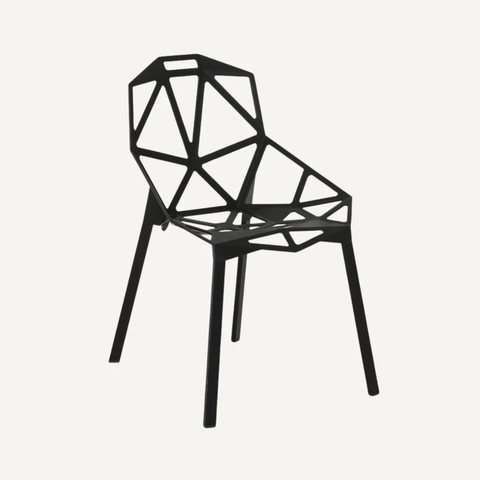 Transformer Black metal Chair - Outlet