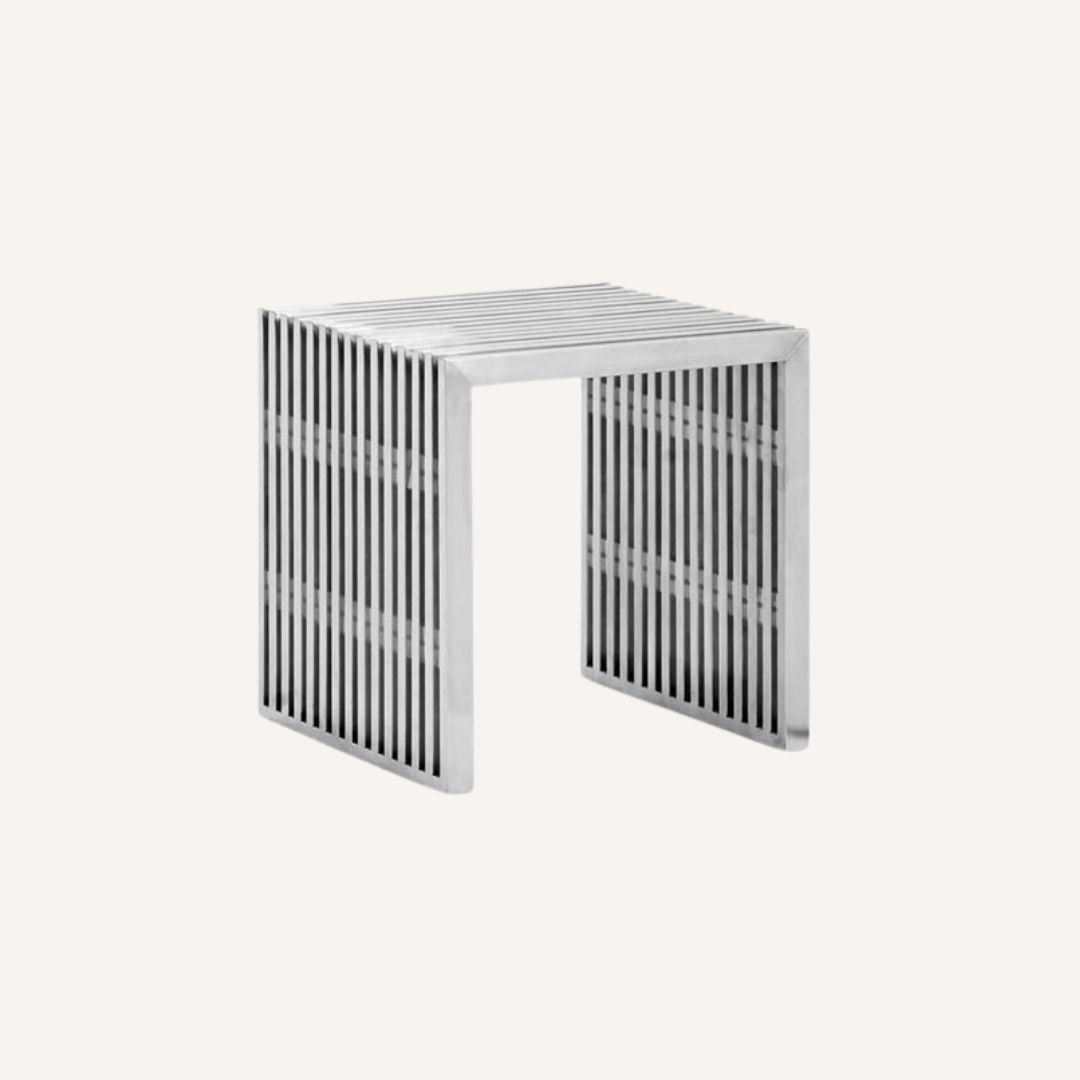 Valentino Steel Bench 1 seater