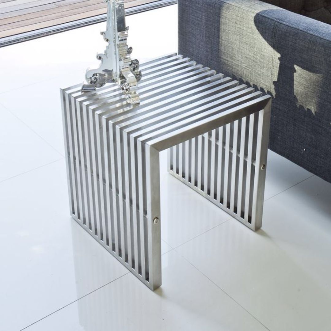 Valentino Steel Bench 1 seater