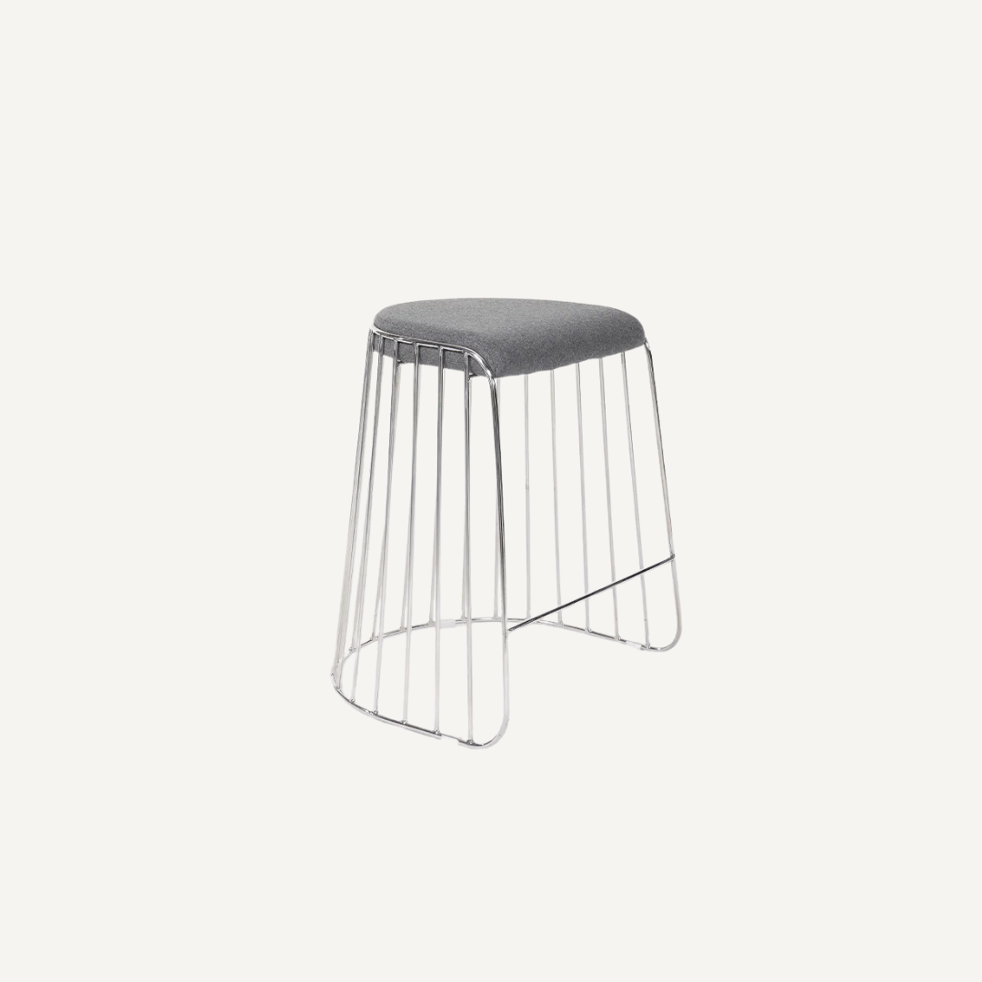 Veil Bar Stool Without Armrest - 75 cm