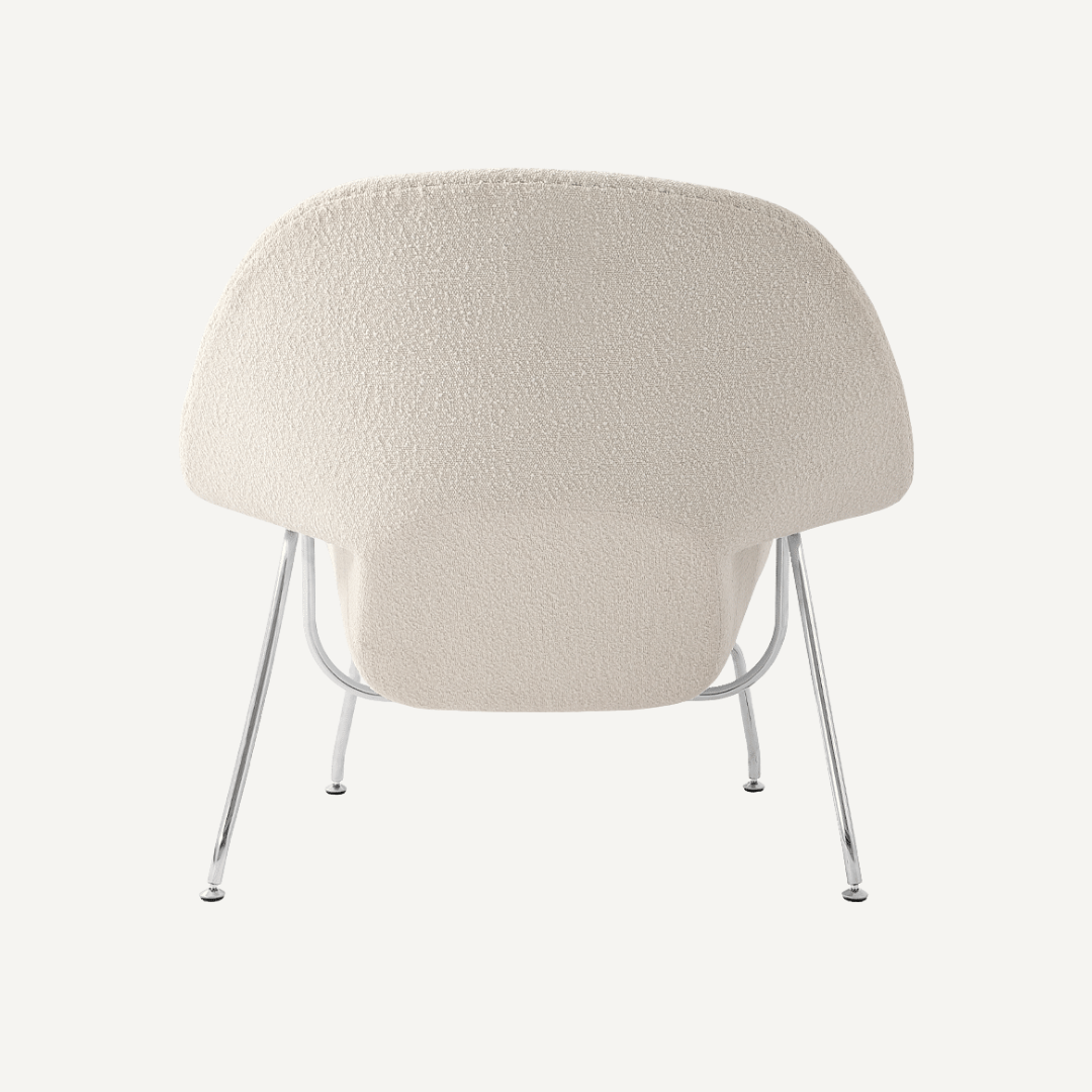 Womb armchair with Footrest