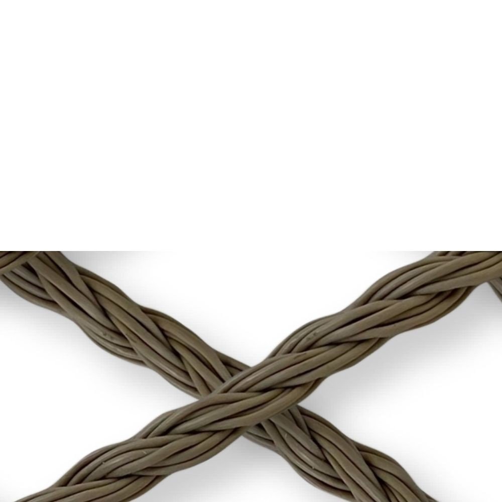 BALI - Table taupe rope/ white structure (GY302/#0)