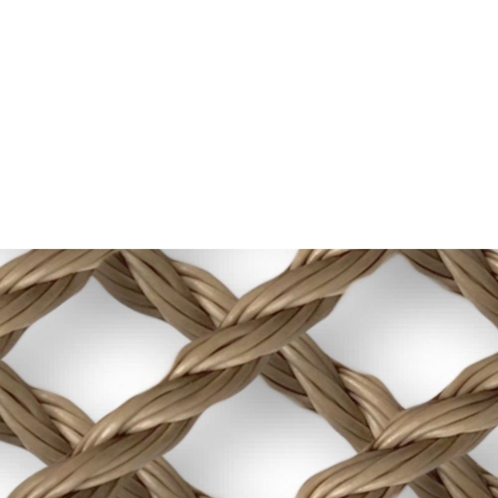 BALI - Table beige touw/ wit structuur (GY298/#0)