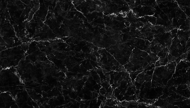 Black natural marble